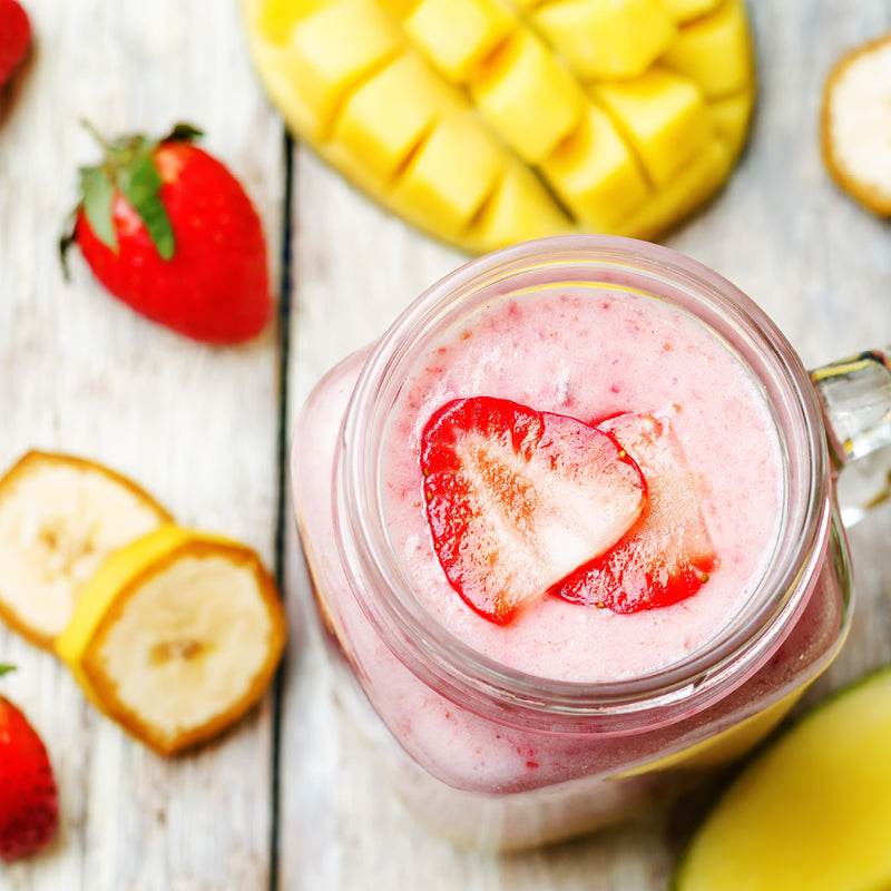 Mango strawberry smoothie - Health Nutrition