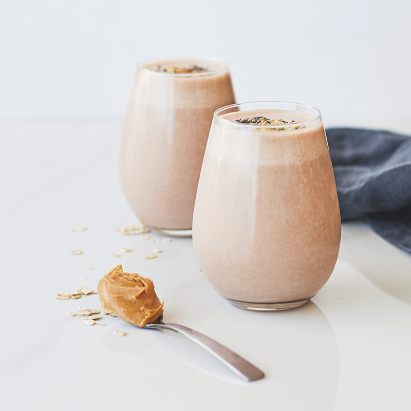 Peanut butter oatmeal smoothie