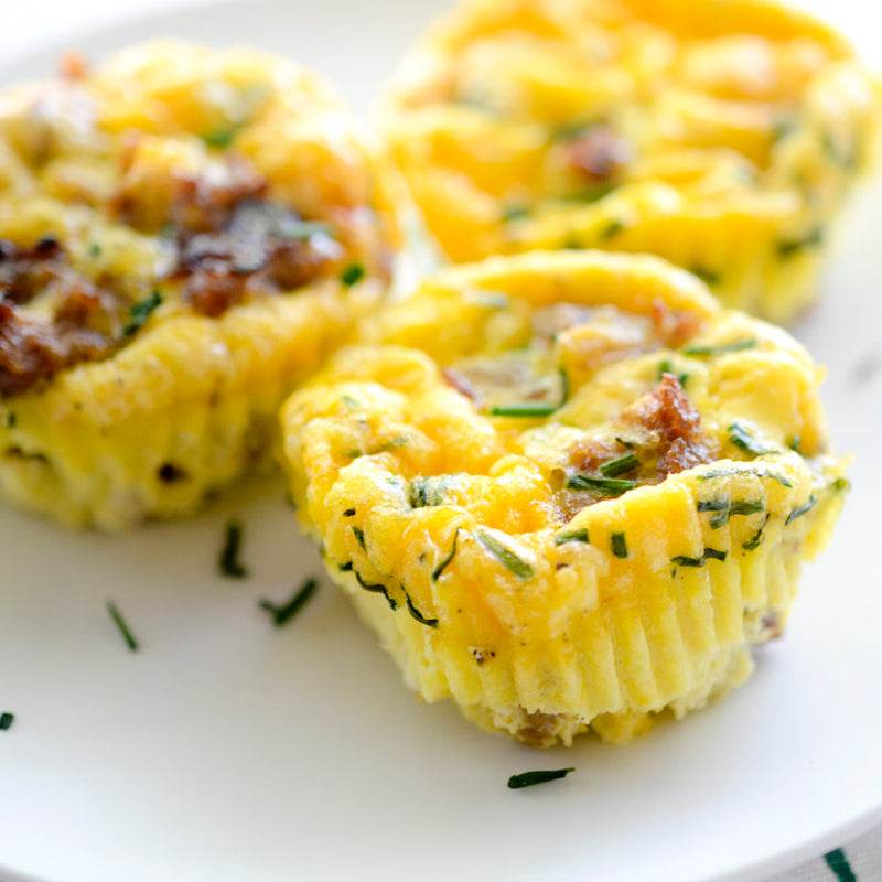 Mini sausage egg muffins - Health Nutrition