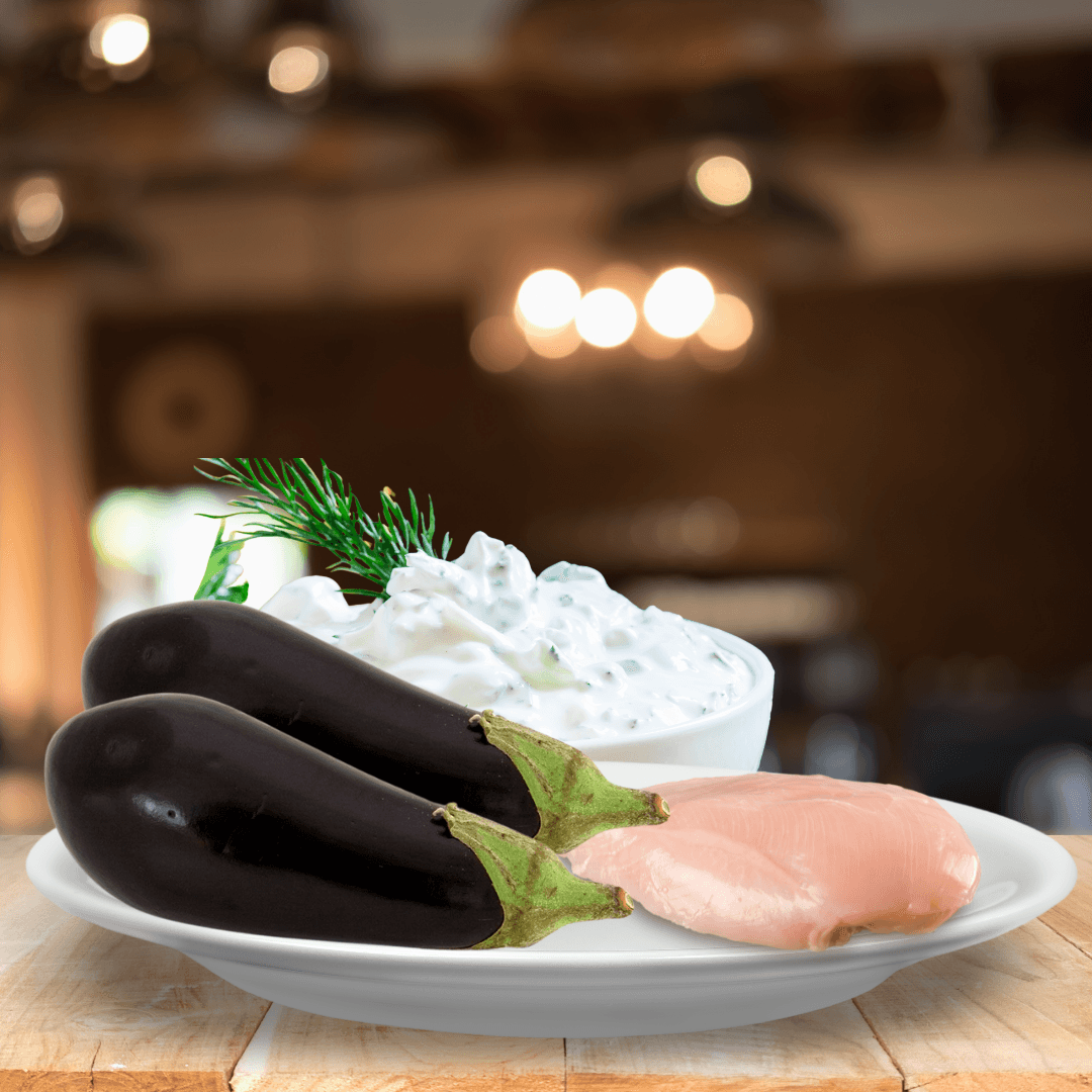 Delicious Keto Recipe: Chicken Eggplant with Tzatziki Sauce - Health Nutrition