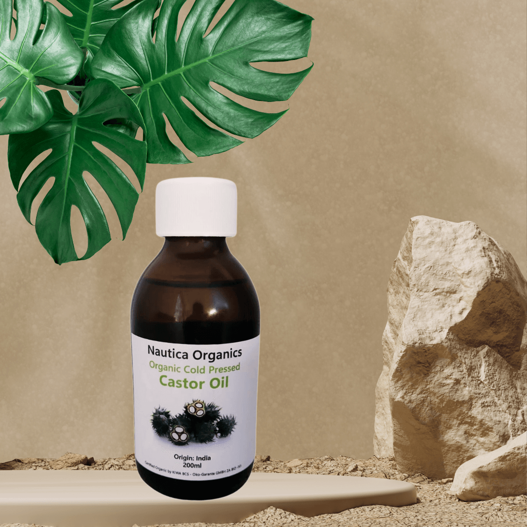 Hexane Free Organic Cold Pressed Castor Oil - Skin Hydration & Natural Anti-Inflammatory - Health Nutrition