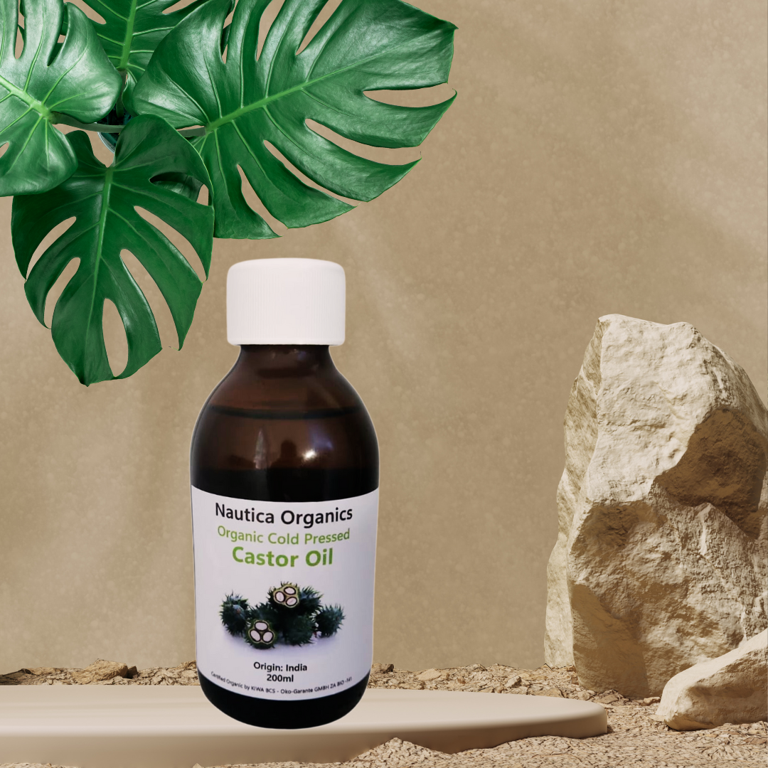 Organic Cold Pressed Castor Oil - Skin Hydration & Natural Anti-Inflammatory - Health Nutrition