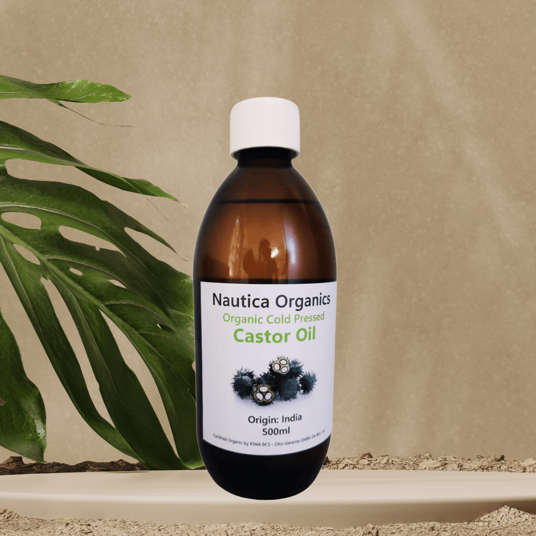 Hexane Free Organic Cold Pressed Castor Oil - Skin Hydration & Natural Anti-Inflammatory - Health Nutrition