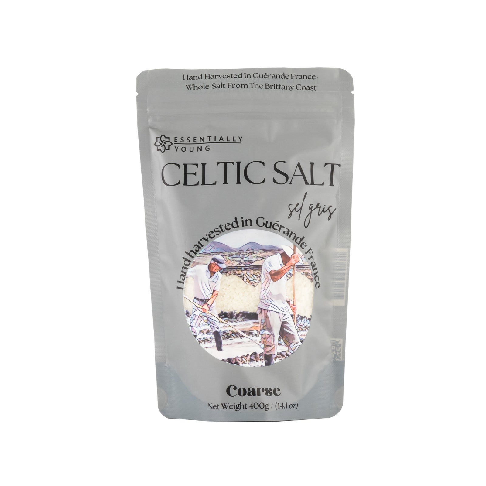 400g Celtic Salt imported from France - A nutrient-rich alternative to ordinary salt