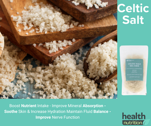 Immunity Bundle Special - 300gm Celtic Salt with 200gm Bicarb work together to improve your immunity
