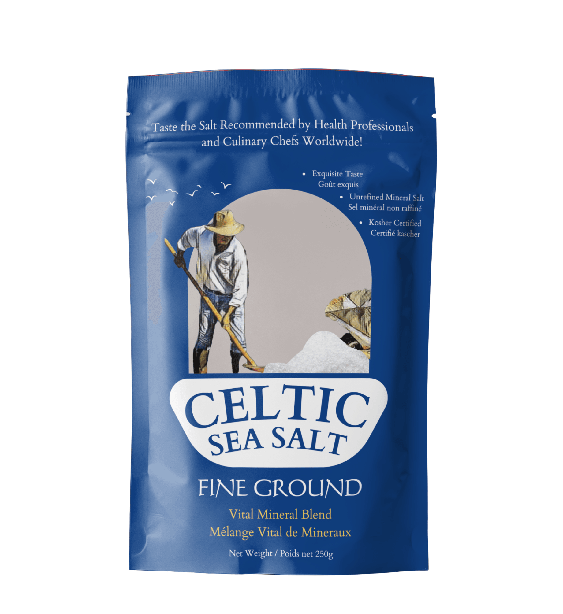 250g Original Course Celtic Sea Salt - a convenient way to boost nutrient absorption - Health Nutrition