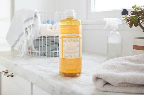 Dr Bronner Vegan Certified Sandalwood Jasmine Pure Castile Liquid Soap - Health Nutrition