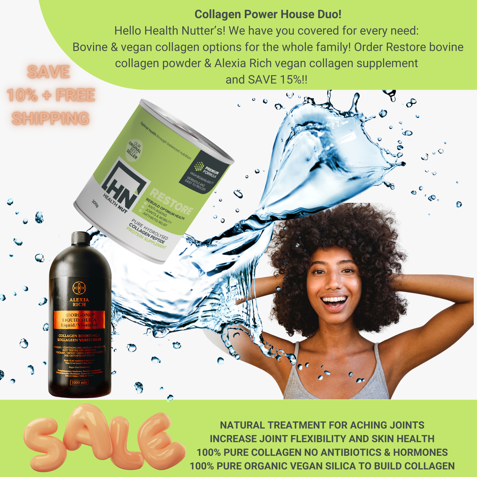 Collagen Duo Bovine and Vegan Collagen