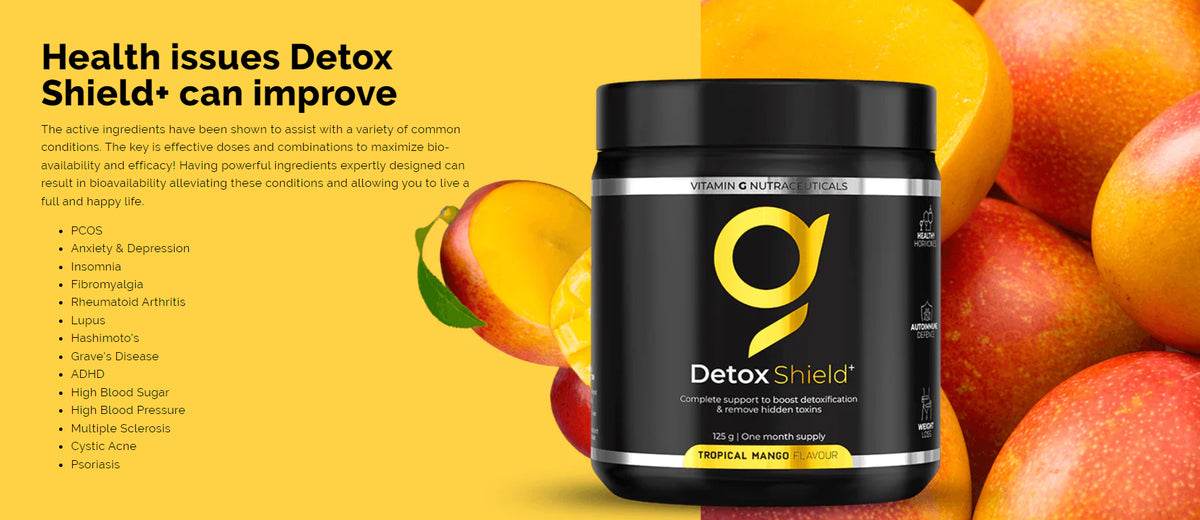 DetoxShield + Vitamin G Nutraceuticals - Health Nutrition