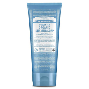Dr Bronner Certified Organic Unscented Shaving Soap - Health Nutrition