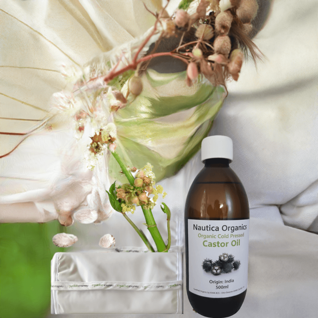 Castor Oil Liver Compress & Pure Organic Castor Oil Pack - Health Nutrition