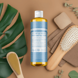 Dr Bronner Certified Organic Baby-Unscented Pure-Castile Liquid Soap - Health Nutrition
