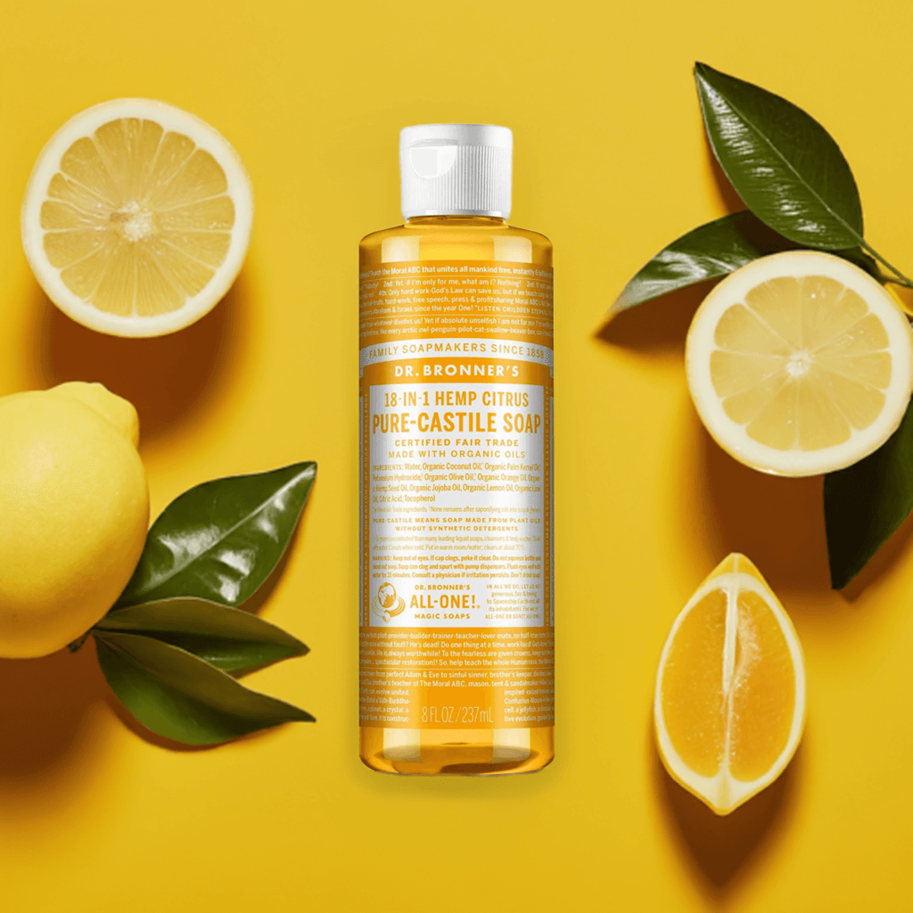 Dr Bronner Certified Organic Citrus Pure-Castile Liquid Soap - Health Nutrition