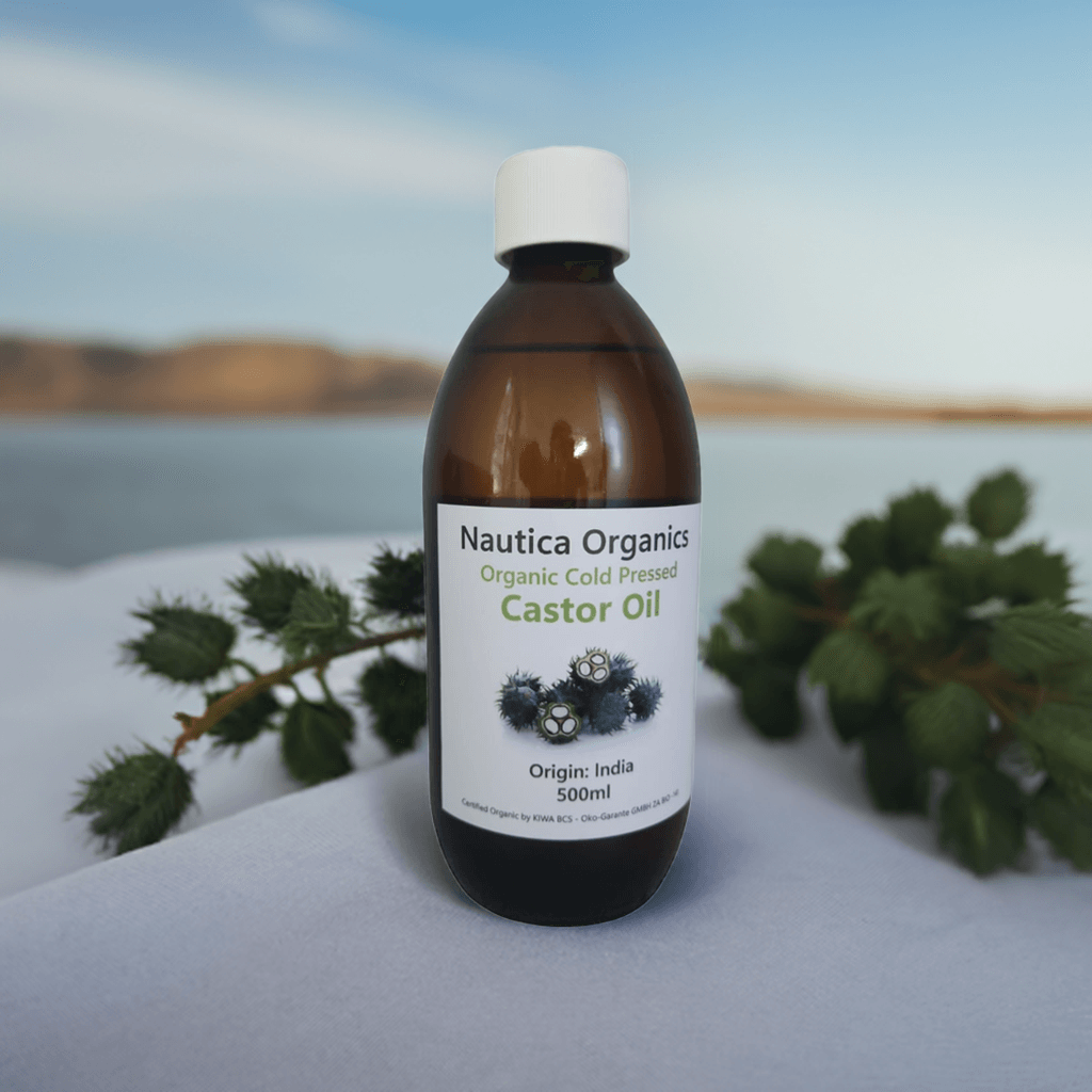 Hexane Free Organic Cold Pressed Castor Oil - Skin Hydration & Natural Anti-Inflammatory - Health Nutrition