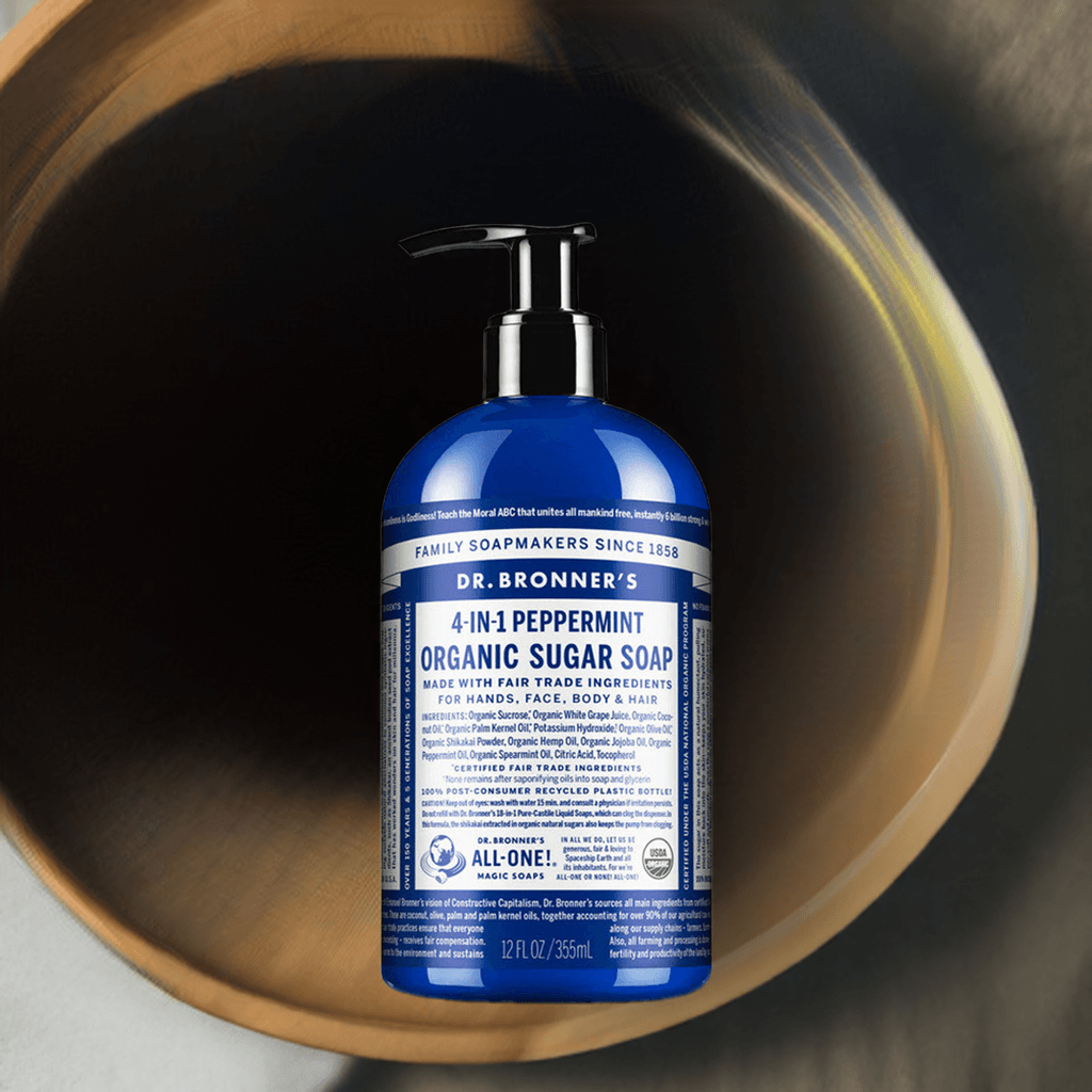 Dr Bronner Peppermint Organic Sugar Soap - Health Nutrition