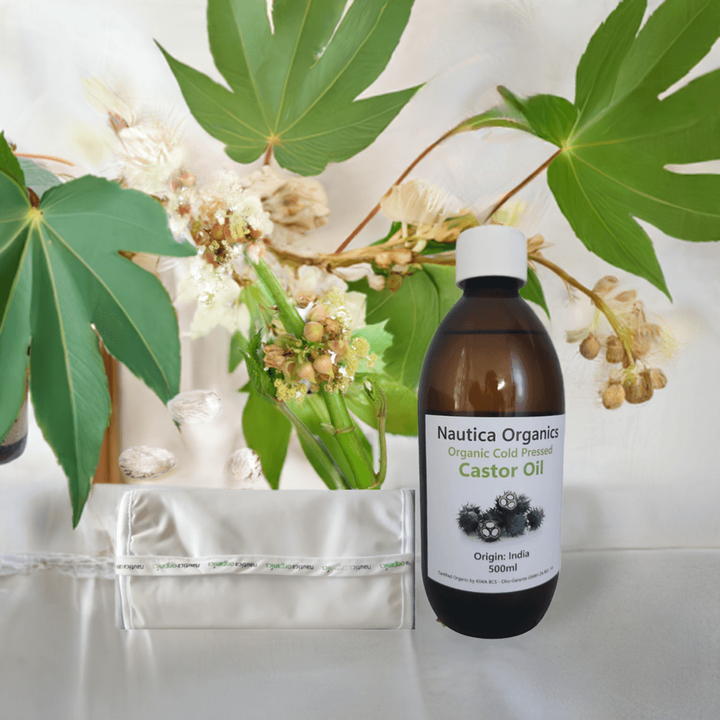 Castor Oil Liver Compress & Pure Organic Castor Oil Pack - Health Nutrition