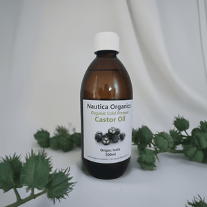 Hexane Free Organic Cold Pressed Castor Oil - Skin Hydration & Natural Anti-Inflammatory - Health Nutrition