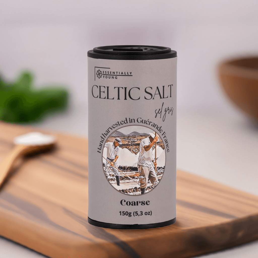 Course Organic Celtic Sea Salt Shaker - a convenient way to add nutrients to your diet - Health Nutrition