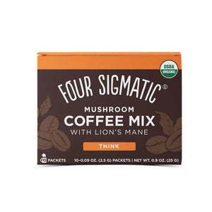 Think Organic Coffee Latte With Lion’s Mane & Chaga Mushrooms – For Focus