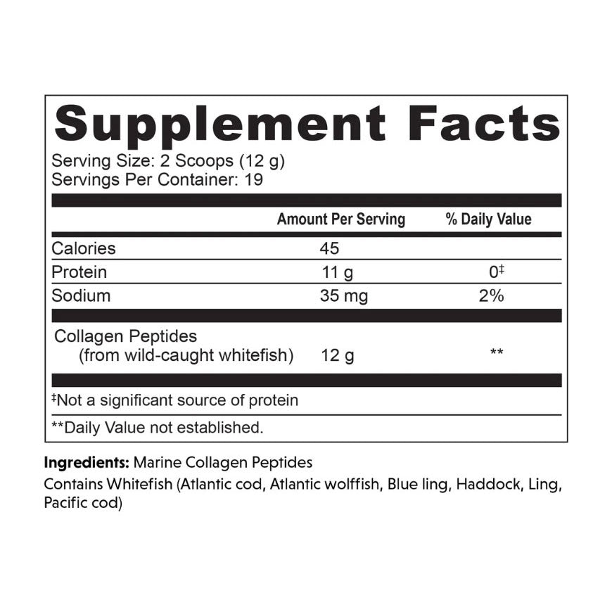 Daily Marine - a Paleo, Kosher, Halal, and Pescatarian-friendly Collagen Powder - Health Nutrition